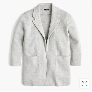 J. Crew Sophie open front sweater blazer